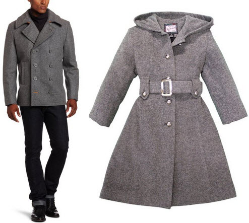 light grey wool coat