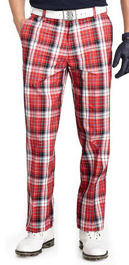 red plaid golf pants-2
