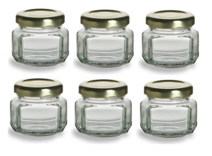 small glass jars for crafts