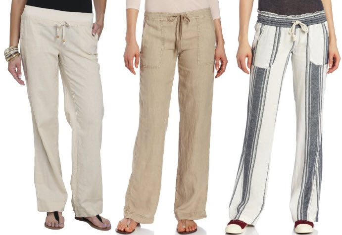 womens drawstring linen pants